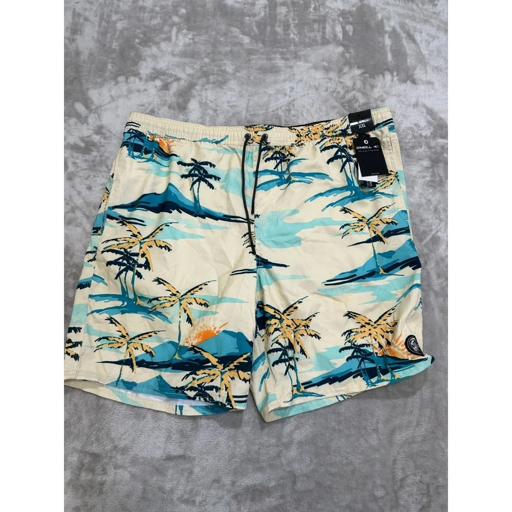 O'Neill‎ Cruzers Cabana Volley Shorts Mens Size XXL Crisp Graphics New With Tags
